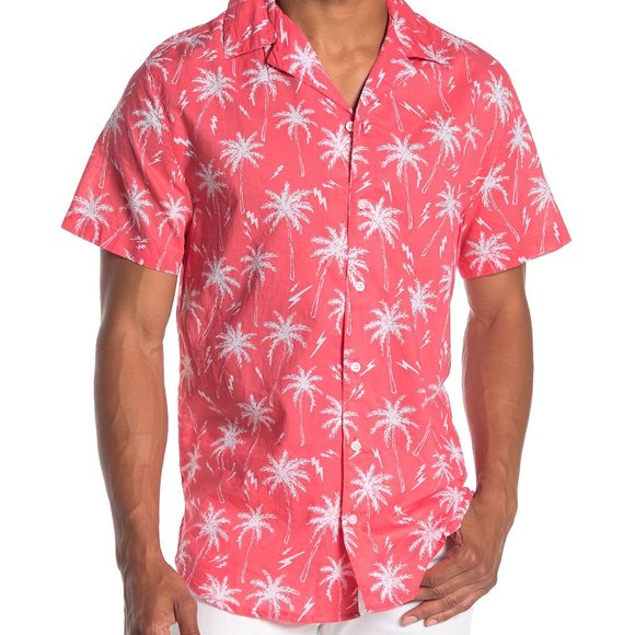 NWT Trunks Surf & Swim Palm Tree Shirt - Picture 1 of 3